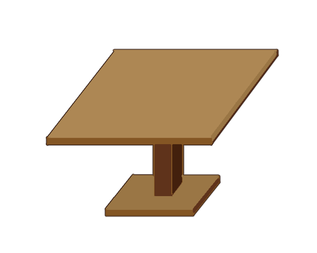 [HOME] Bakery Table (oak)