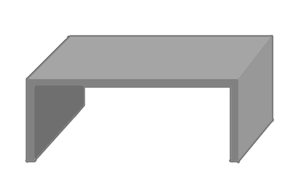 [HOME] Bakery Counter (cool grey)