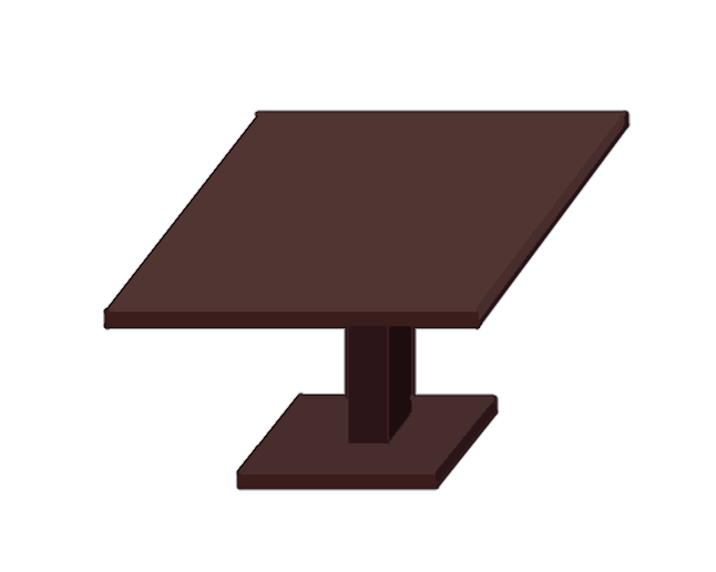 [HOME] Bakery Table (walnut)