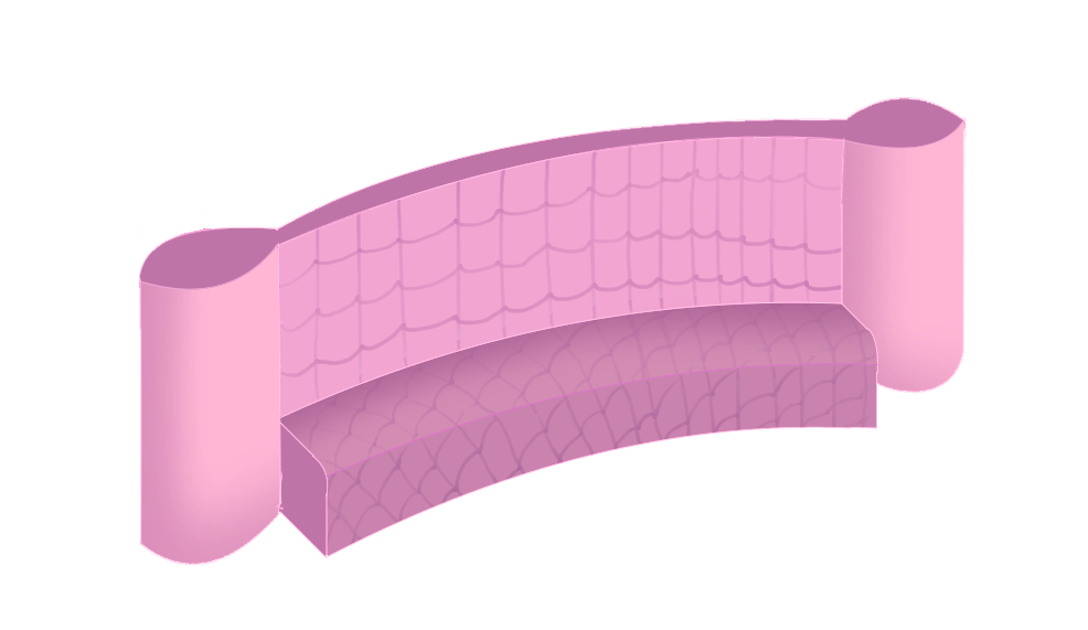 [HOME] Regal Lounge Sofa (Pink)