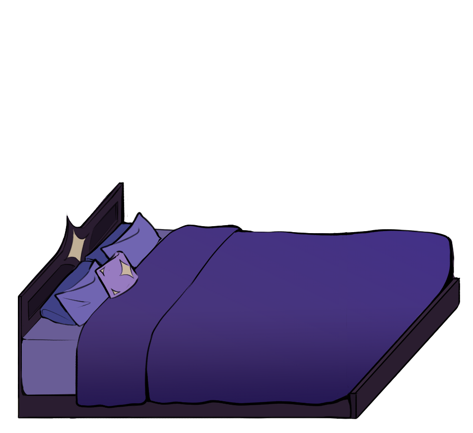 Fancy Bed: Purple