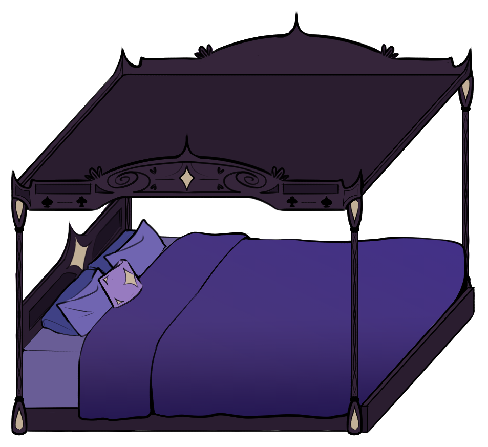 4-Frame-Bed: Purple