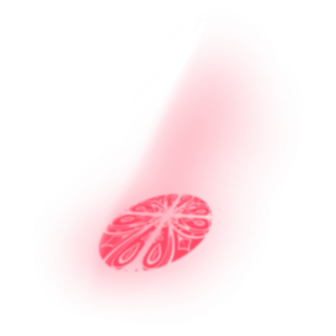 Decorated Window light: Red