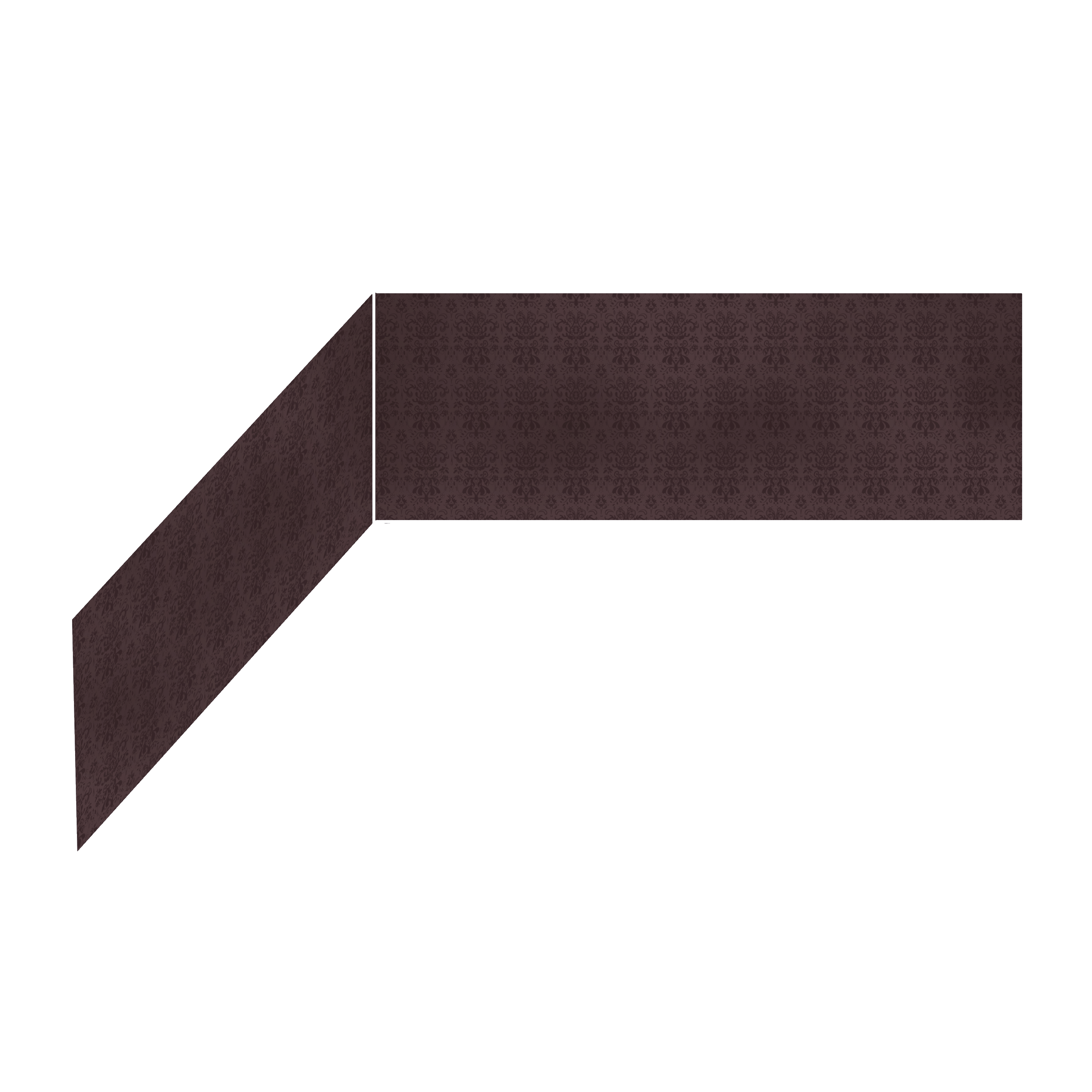 Damask Wallpaper: Brown
