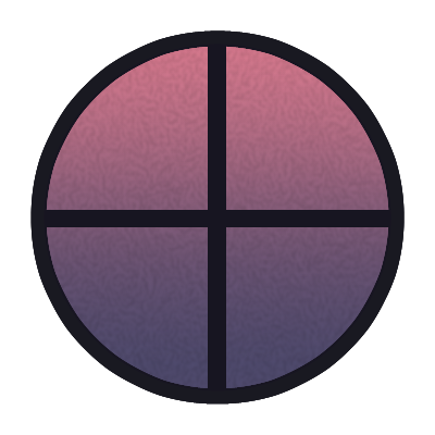 Circle Window: Sunset