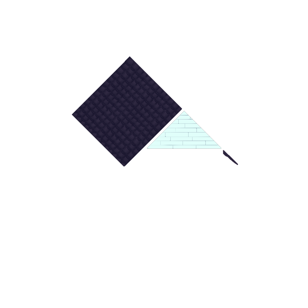 [HOUSE] Shingle Roofing: Blue