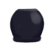 Dark Round Vase