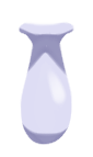Light Tall Rounded Vase