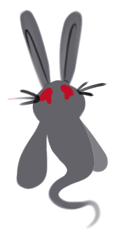 Dark Sad Bunny Ghost