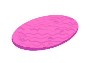 [HOME] Faux Door Mat (pink)
